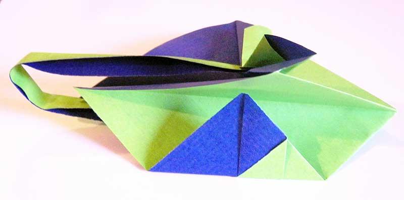 Osterbasteleien Korb Oder Schachtel Aus Papier Falten