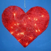 Herzlampe zum Valentintag